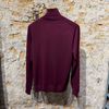 Afbeelding van Piacenza Roll Neck Thin Merino Burgundy