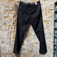 Myths Pantalon Zeus Vintage Wool Washed Black 