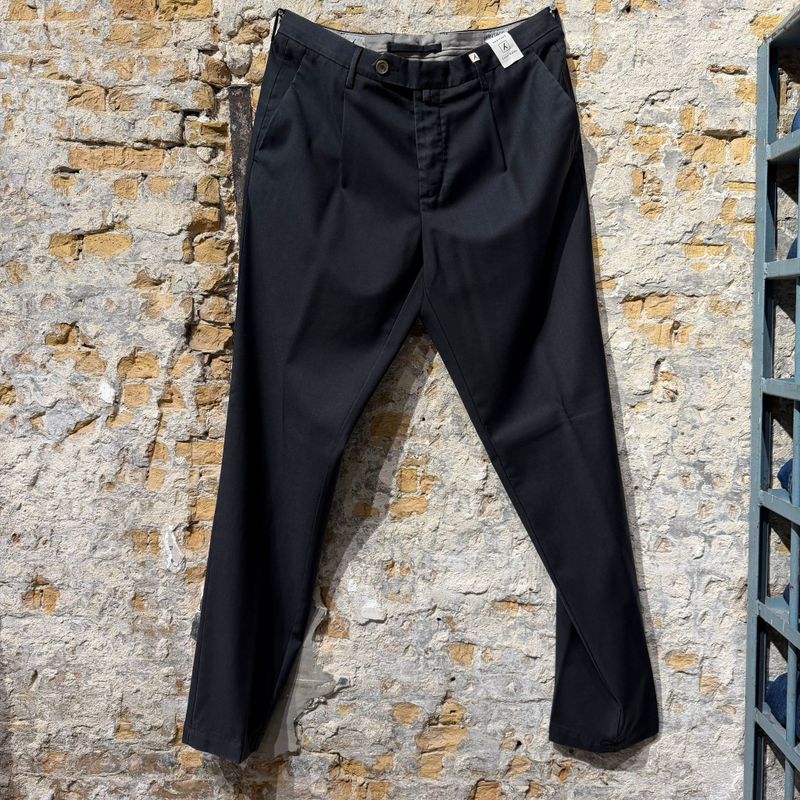Myths Pantalon Zeus Vintage Wool Washed Black 