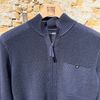 Afbeelding van Hannes Roether Captins Full-Zip Sweater Navy