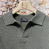 Afbeelding van Kris K A Delon 100% Cashmere polo Army