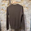 Afbeelding van Kris K B Johnson O-neck Merino Wool Bark Brown