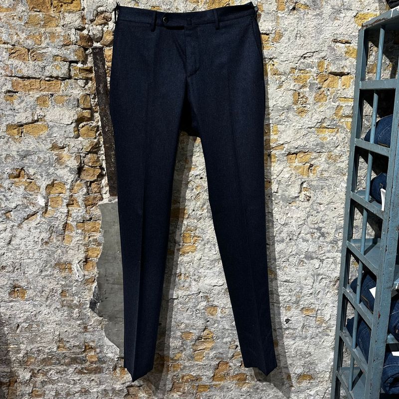 PT Torino Fleece Wool & Cashmere Pantalon Navy 