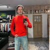 Afbeelding van Majestic Filatures Relaxt Cashmere Sweat Red