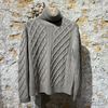 Afbeelding van Aspesi cable turtle wool cashmere Sand