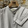 Afbeelding van Blue de Genes BGbasso Meco Shirt Beige Stripe