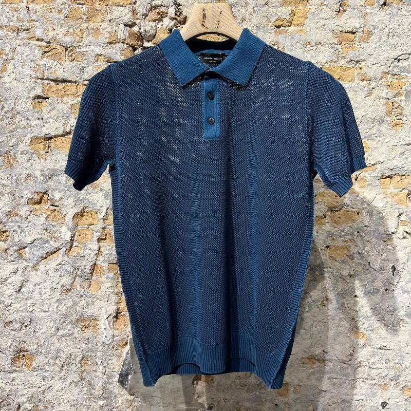 Roberto Collina Punto Rete Deep Ocean Navy