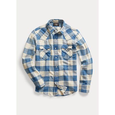 Foto van Ralph Lauren RRL Plaid Twill Western Shirt