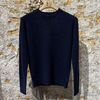 Afbeelding van Roberto Collina Round-neck Silk Cashmere Sweater Navy