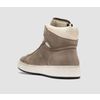 Afbeelding van Officine Creative THE ANSWER 004 Taupe Leather and Suede High Top Sneakers