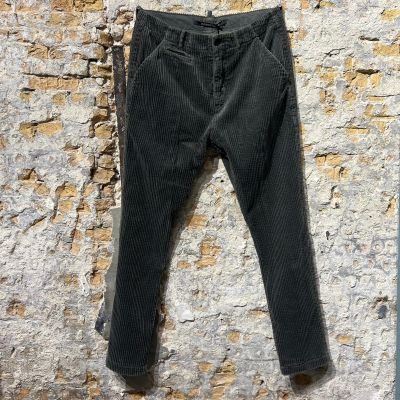 Foto van Hannes Roether Corduroy Pantalon Dark Green 