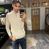 Afbeelding van Kris K J Belfort Full-Zip Cashmere Vest Oatmeal
