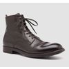 Afbeelding van Officine Creative Brown Leather Ankle Boots