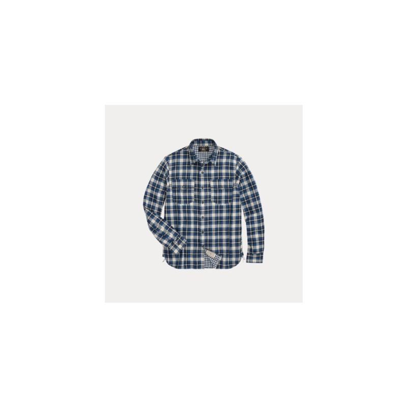 Ralph Lauren Double RL PLAID DOUBLE-FACED WORKSHIRT