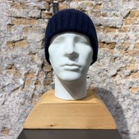 Kris K C. Murphy 100% Cashmere Beanie Navy