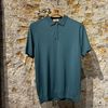 Afbeelding van Kris K Elegant zip-Polo Petrol Green
