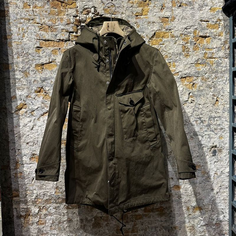 Ten C Cyclone Parka Olive Brown Ten C Cyclone Parka Olive Brown