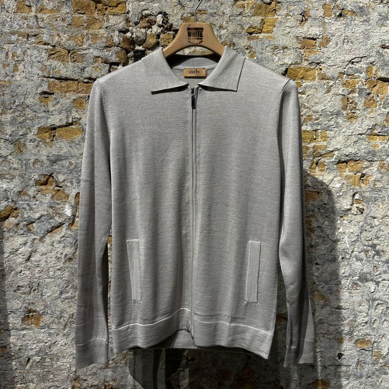Kris K The Briatore F Full-zip Polo Stone