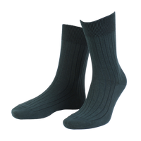 Amanda Christensen True Ankle Rib Sock Bottle Green