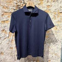 FEDELI Dust Jersy Polo Dark Navy