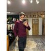 Afbeelding van Piacenza Crewneck Super Fine Merino Wool Burgendy