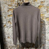 Majestic Filatures Cashmere Long Sleeve Rollneck Bison Brown 