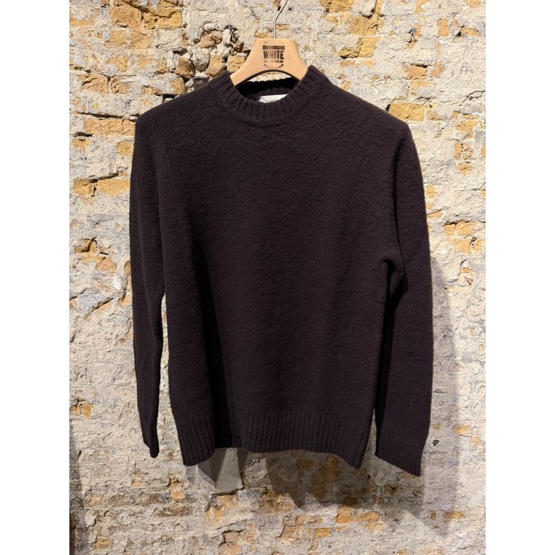 Piacenza Virgin Wool Sweater Cigar Brown Piacenza Virgin Wool Sweater Cigar Brown