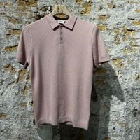 DRYKORN Triton Structure Knit Polo Washed Pink