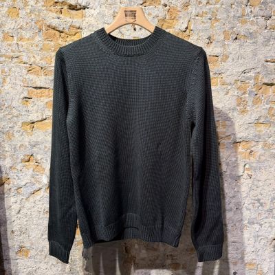 Roberto Collina Merino Wool Knitt Sweater Defender Green Foto van Roberto Collina Merino Wool Knitt Sweater Defender Green