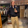 Afbeelding van PROJECT 116 Pure Chasmere Bomber Jacket Navy Blue