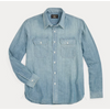 Afbeelding van Doubel RL Ralph Lauren Indigo Chambray Workshirt