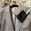 Afbeelding van Windsor Giorno Virgin Wool & Linnen Jacket Champagne taupe
