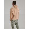 Afbeelding van Ten C Garment Dyed Jumper Hoodie Pink Apricot