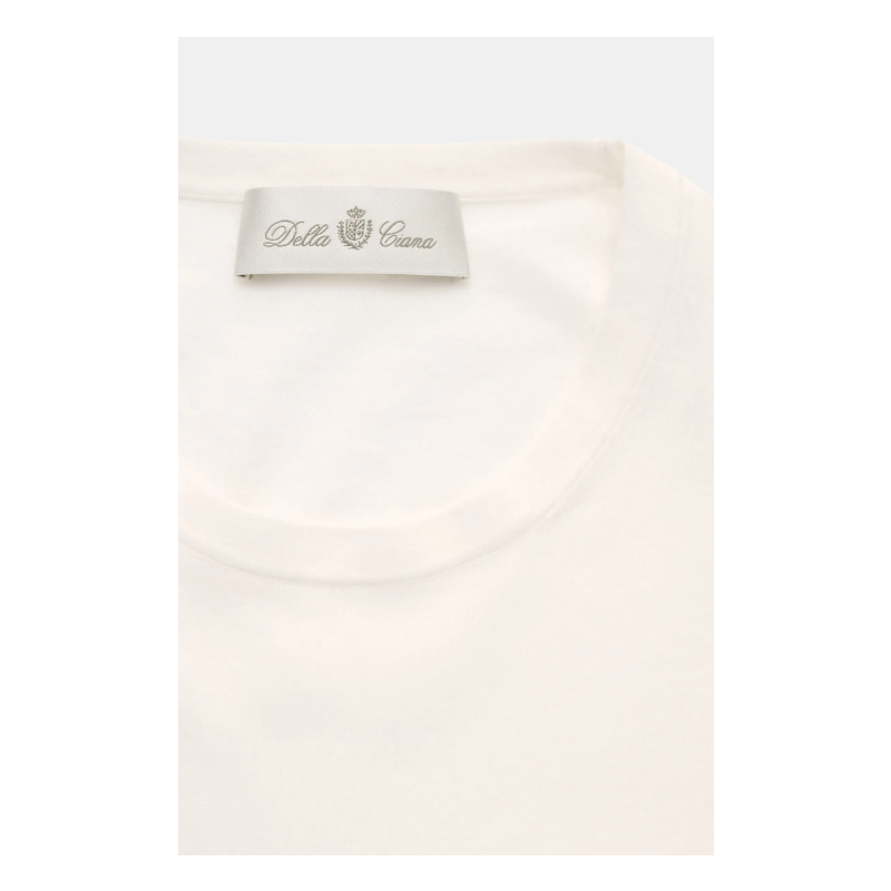 Della Ciana Ice cotton T-shirt Cream