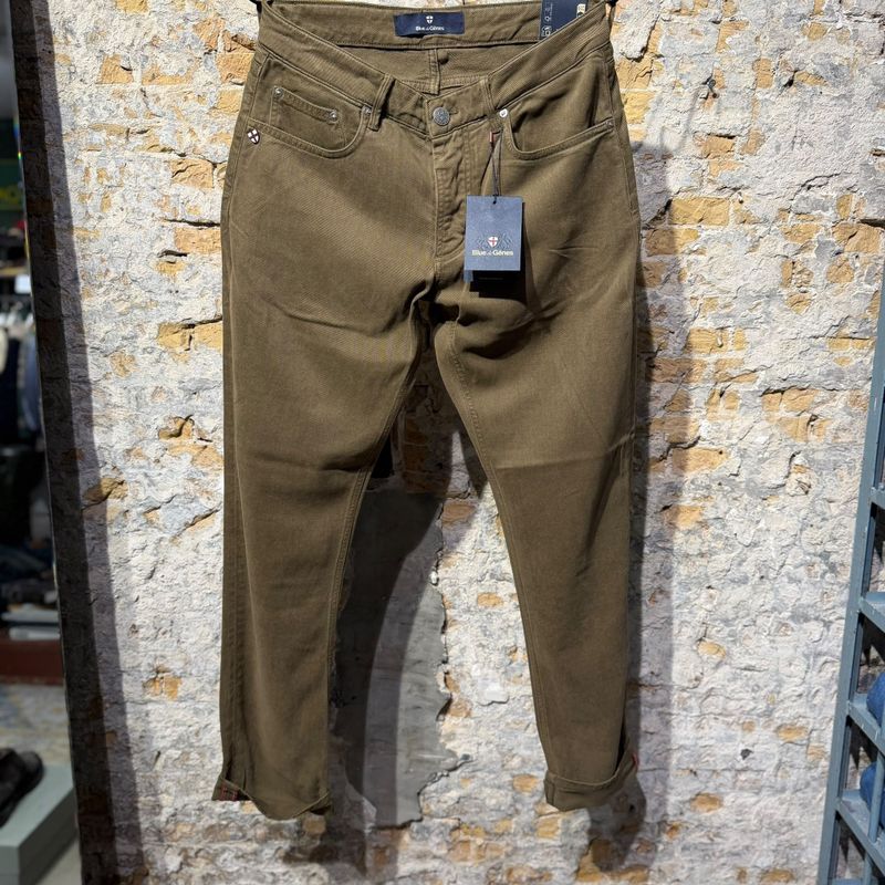 Blue De Genes BGvinci Iro Pant Forest Green