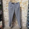 Afbeelding van Kris K Harringbone Pleeded Pantalon Grey