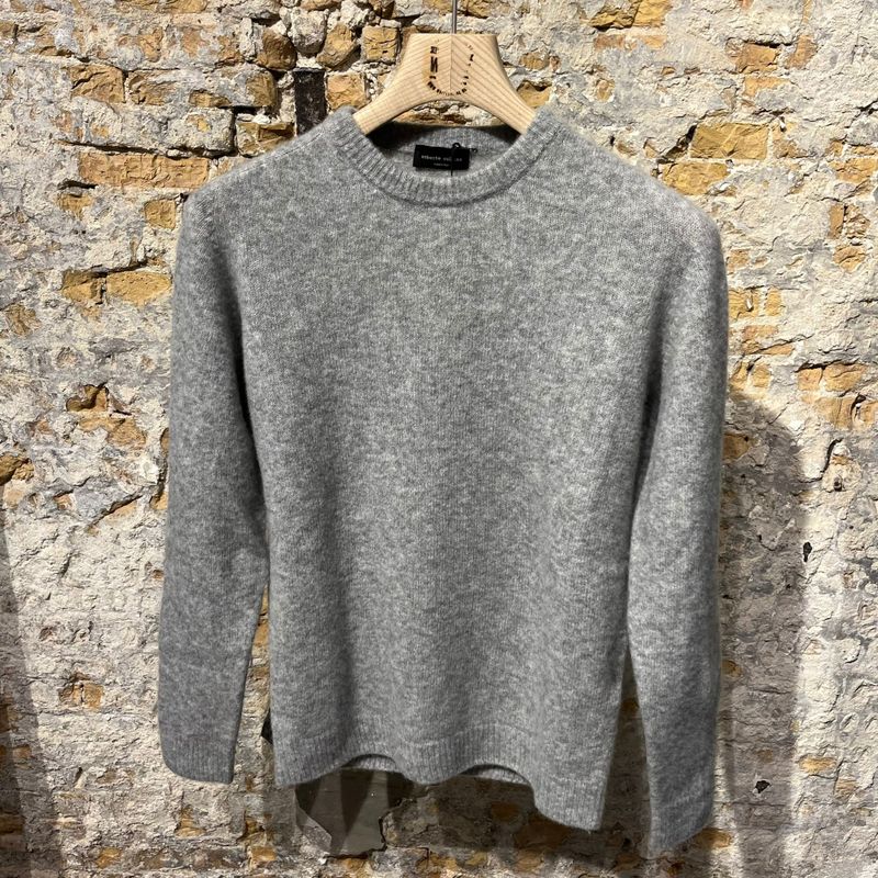 Roberto Collina Grey Cashmere Silk