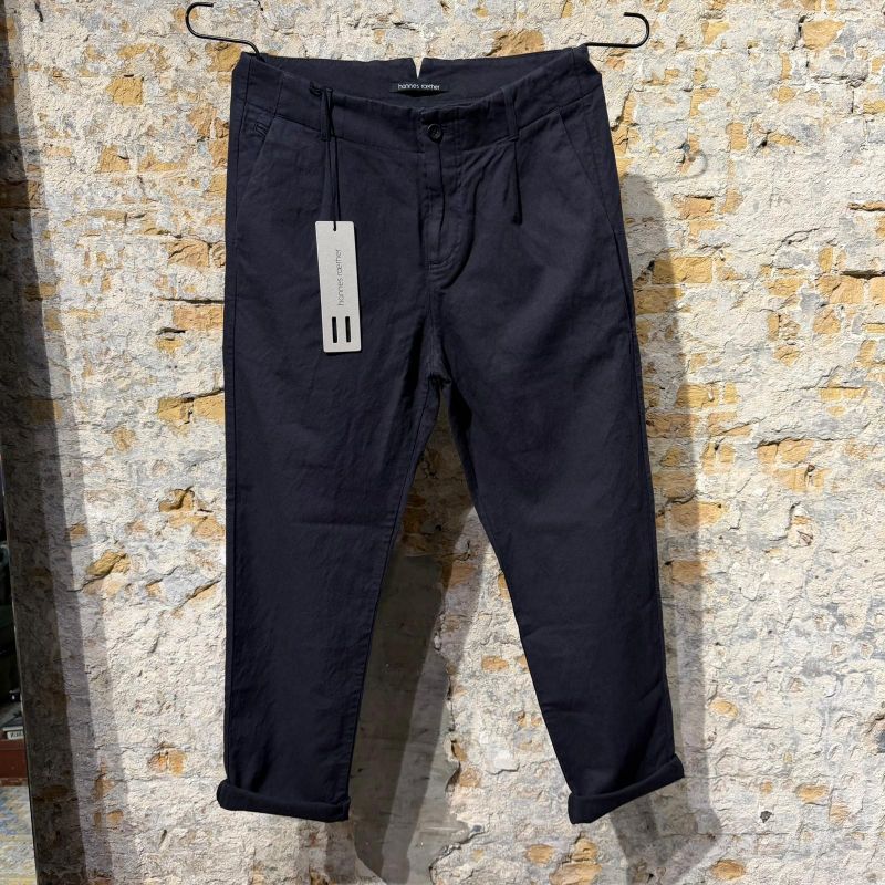 Hannes Roether Pantalon Pleet Tornado cotton