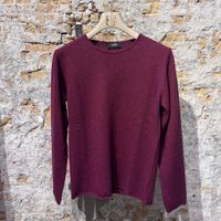 Kris K L Kravitz 100% Cashmere Burgundy