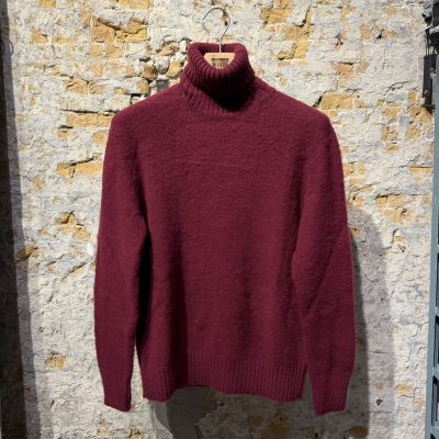 Foto van Piacenza 1733 Virgin Wool Roll Neck Sweater Burgundy