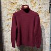 Afbeelding van Piacenza 1733 Virgin Wool Roll Neck Sweater Burgundy