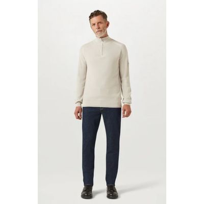 Foto van BELSTAFF Guide Quarter Zip Jumper Beige