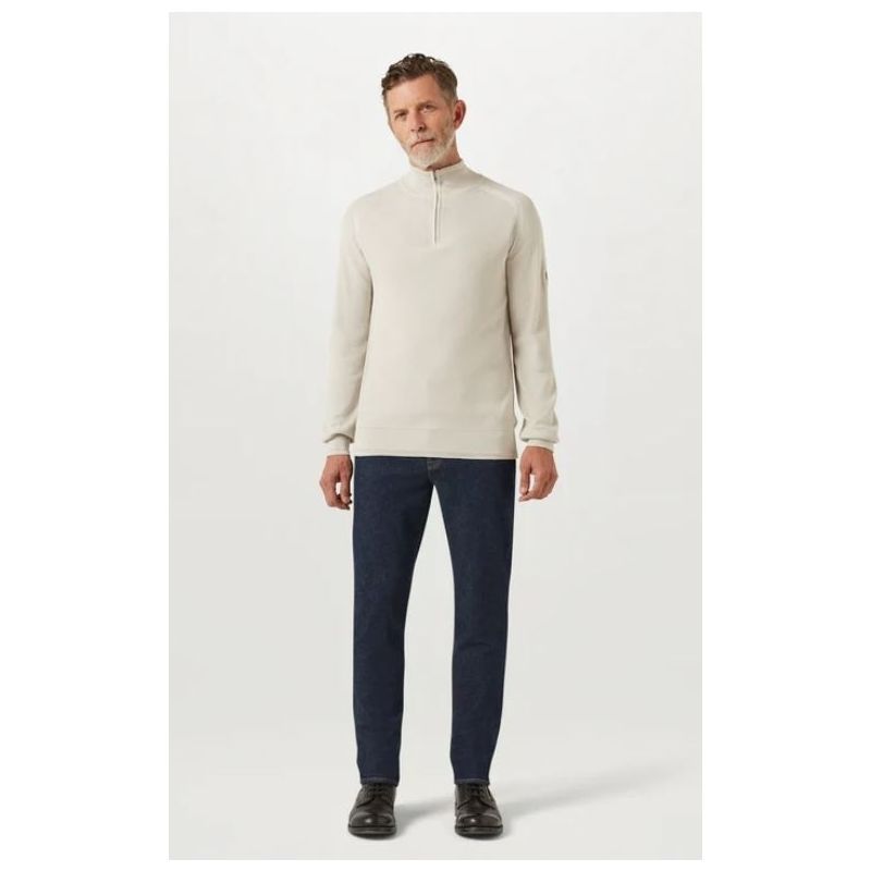 BELSTAFF Guide Quarter Zip Jumper Beige