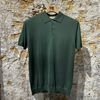 Afbeelding van Kris K M Damon Knitted Polo Dollar Green