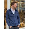 Afbeelding van Piacenza Air Force Blue Full Cashmere Overshirt 