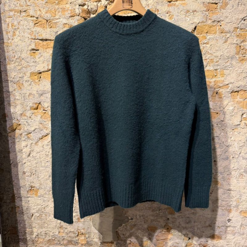 Piacenza 1733 Virgin Wool Sweater Deep Forest Green Piacenza 1733 Virgin Wool Sweater Deep Forest Green