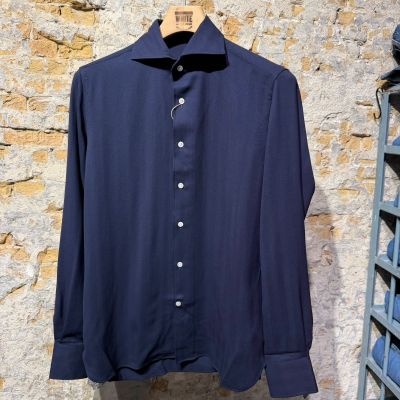 Foto van 100 Hands Harring Bone Shirt Navy