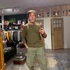 Afbeelding van Hannes Roether Thin Sweater Mud Green