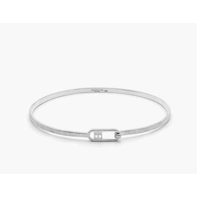 Foto van TATEOSSIAN london T-bangle in brushed sterling silver