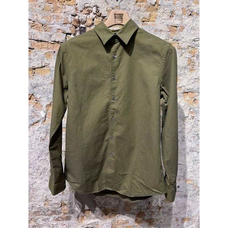 ASPESI Comma Flannel Shirt Hunter Green 